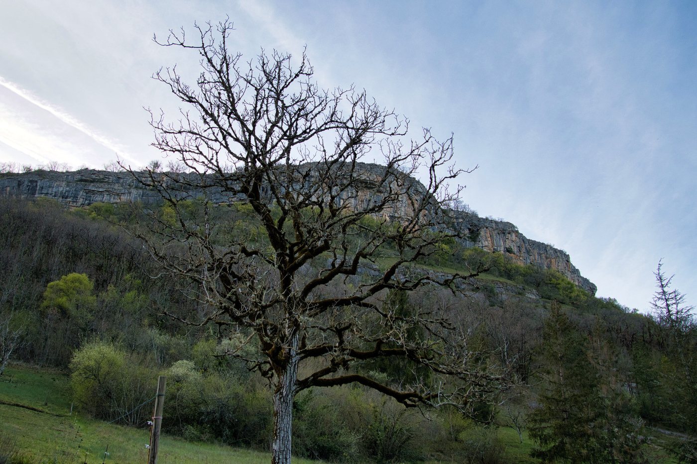 Les falaises calcaires, Autoire dans le Lot